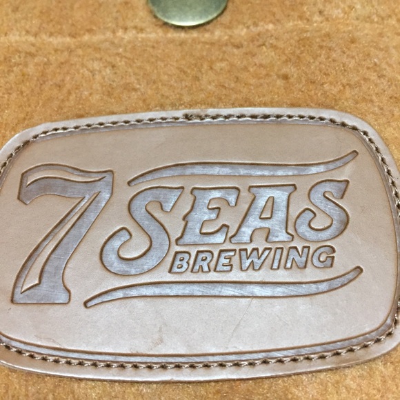 7 Seas Brewing Flannel Shacket Men’s 3XL Tan Snap Button Gig Harbor Tacoma - Picture 6 of 10